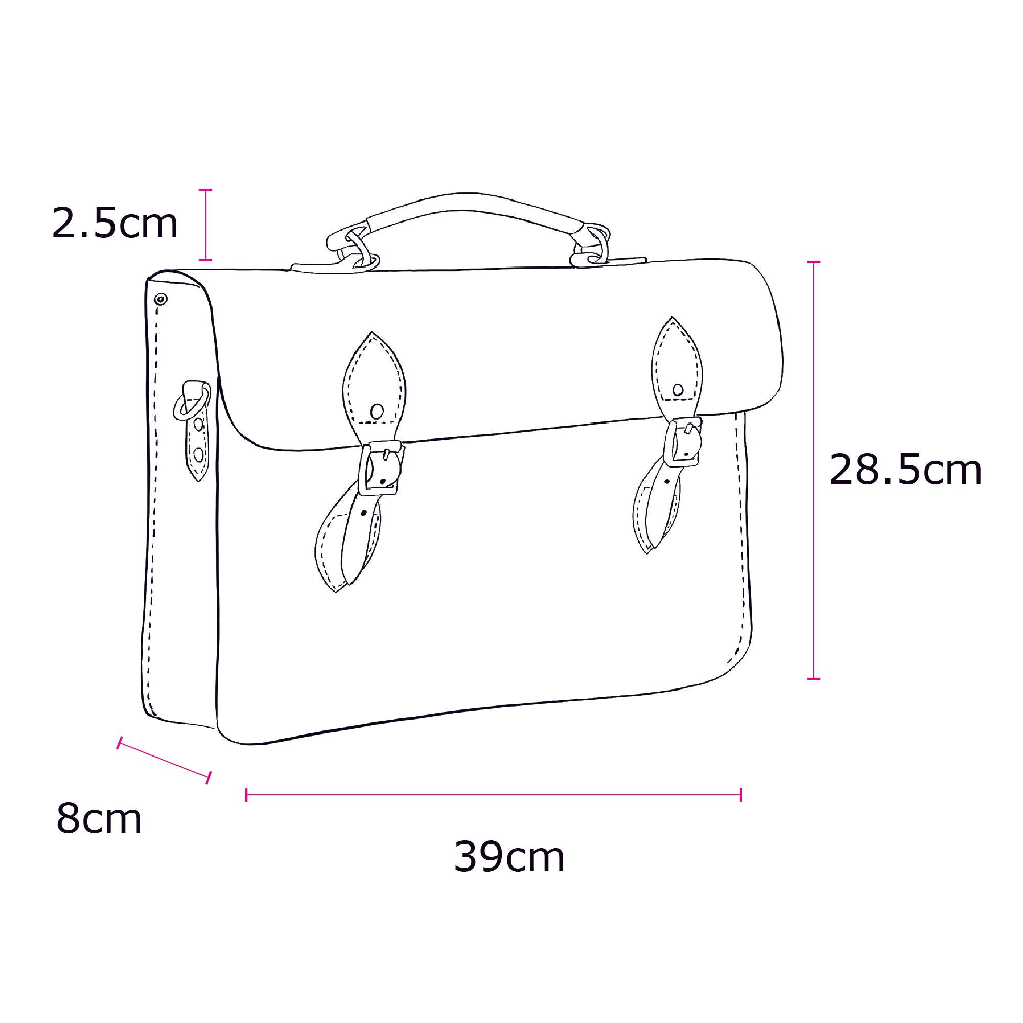 The Briefcase - Oxblood Saffiano - Cambridge Satchel US Store