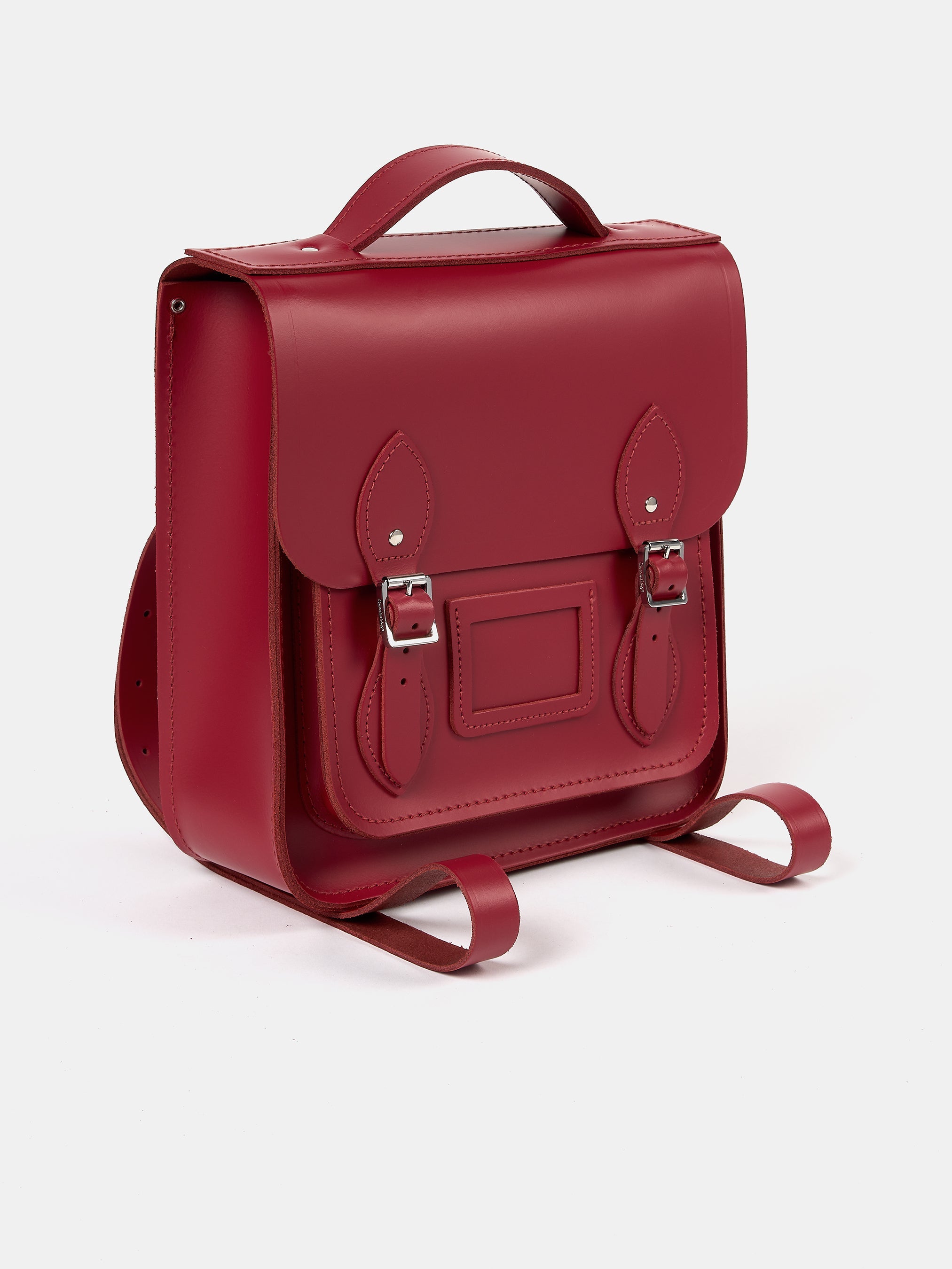 The Small Portrait Backpack - Crimson