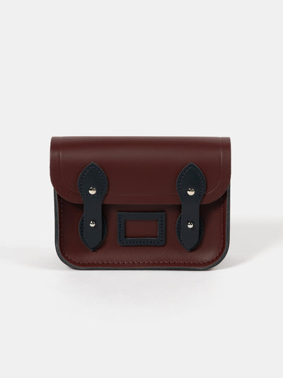 The Tiny - Oxblood & Navy - Cambridge Satchel