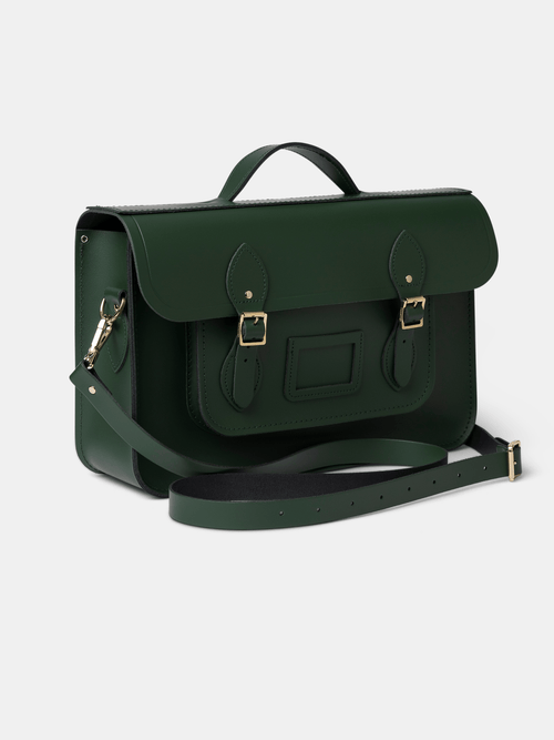 The 15 Inch Batchel - Racing Green - Cambridge Satchel US Store