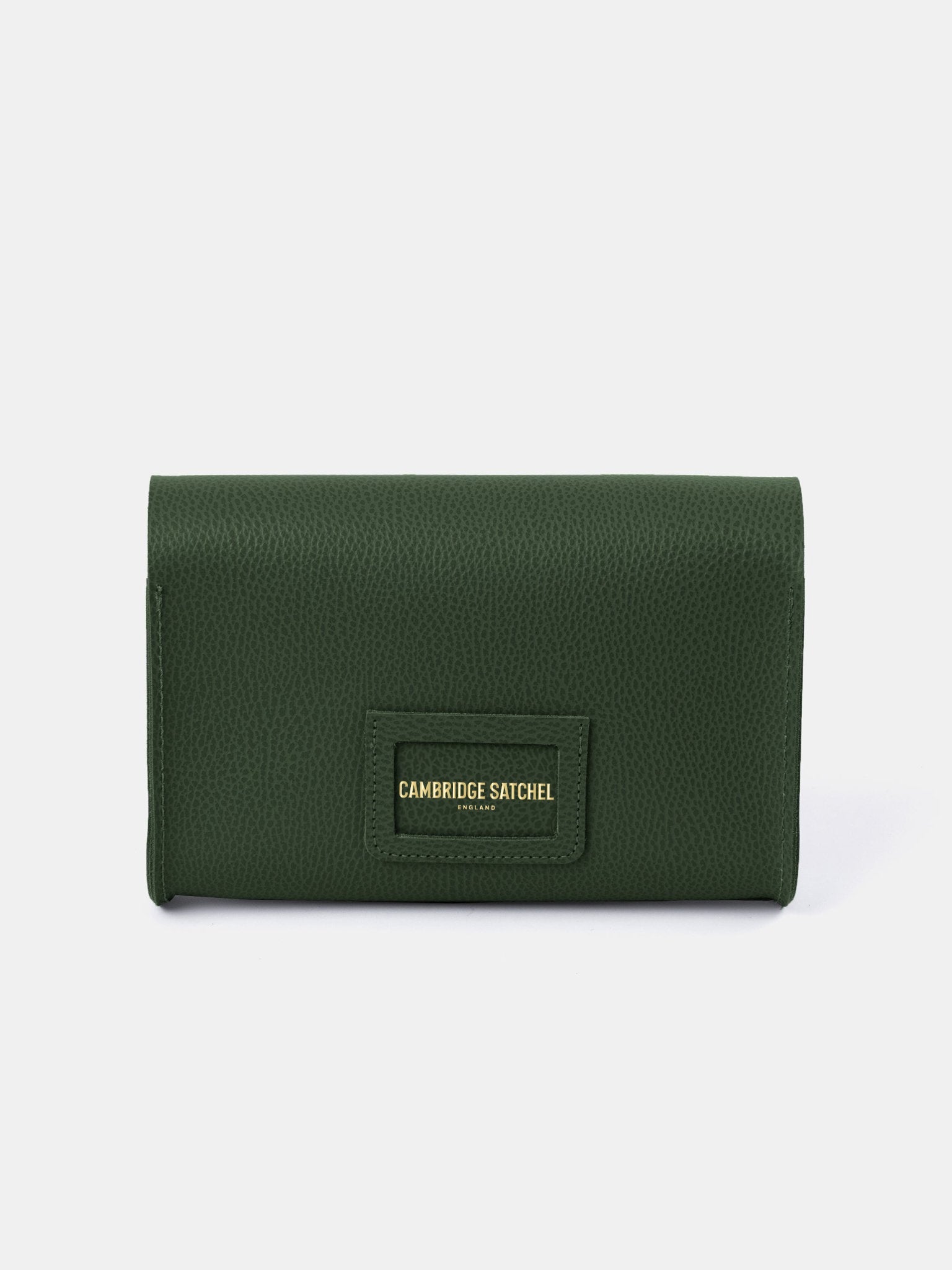 The Large Pushlock - Racing Green Celtic Grain - Cambridge Satchel