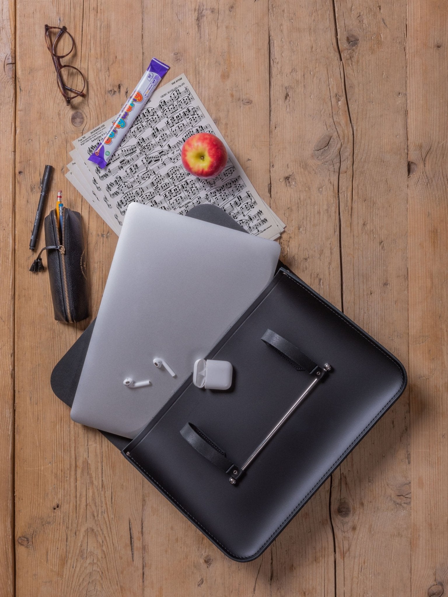 The Music Case - Black - Cambridge Satchel US Store