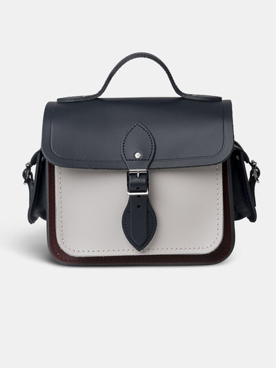 The Traveller - Clay, Oxblood & Navy - Cambridge Satchel US Store