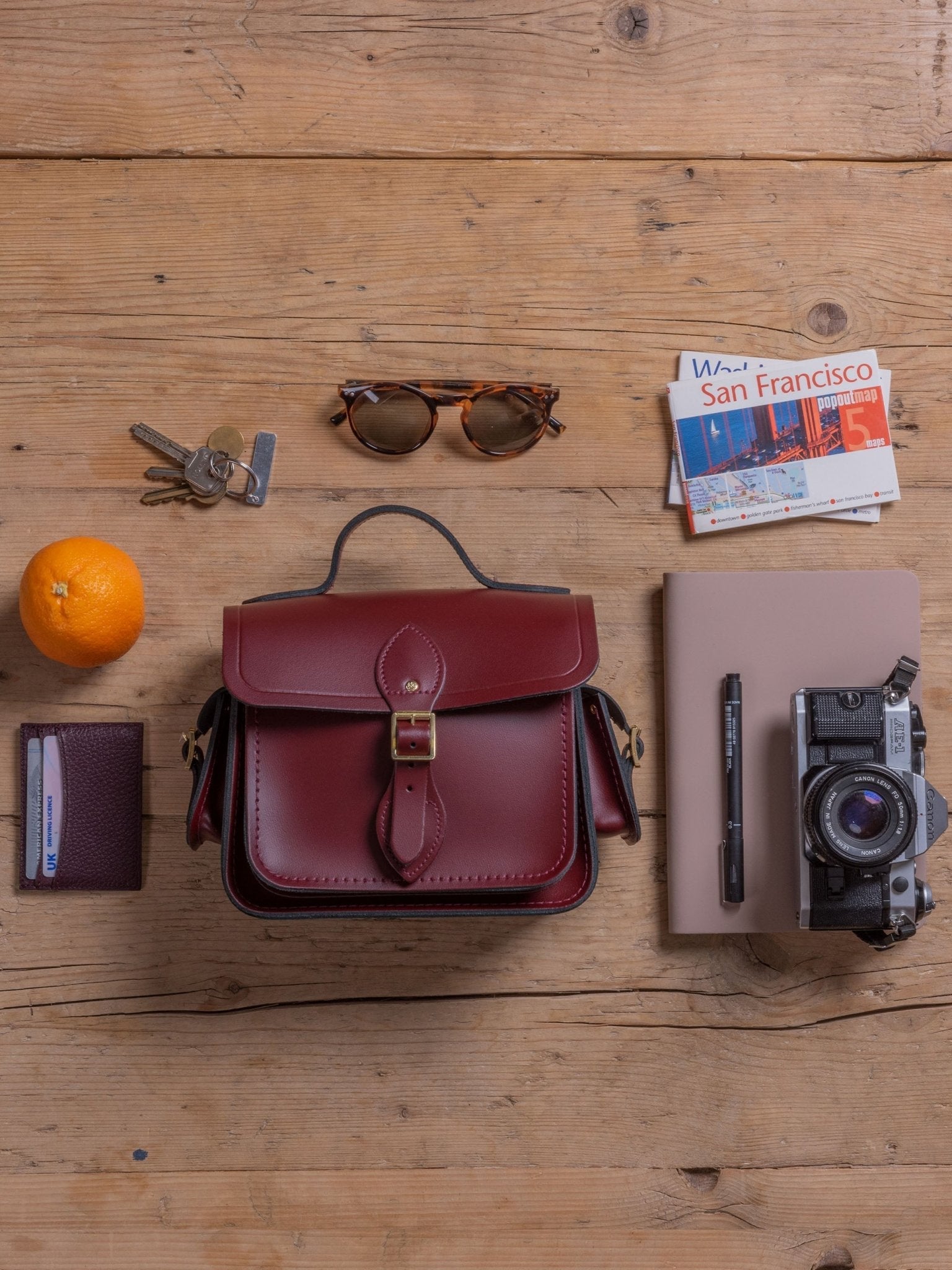 The Traveller - Oxblood - Cambridge Satchel US Store