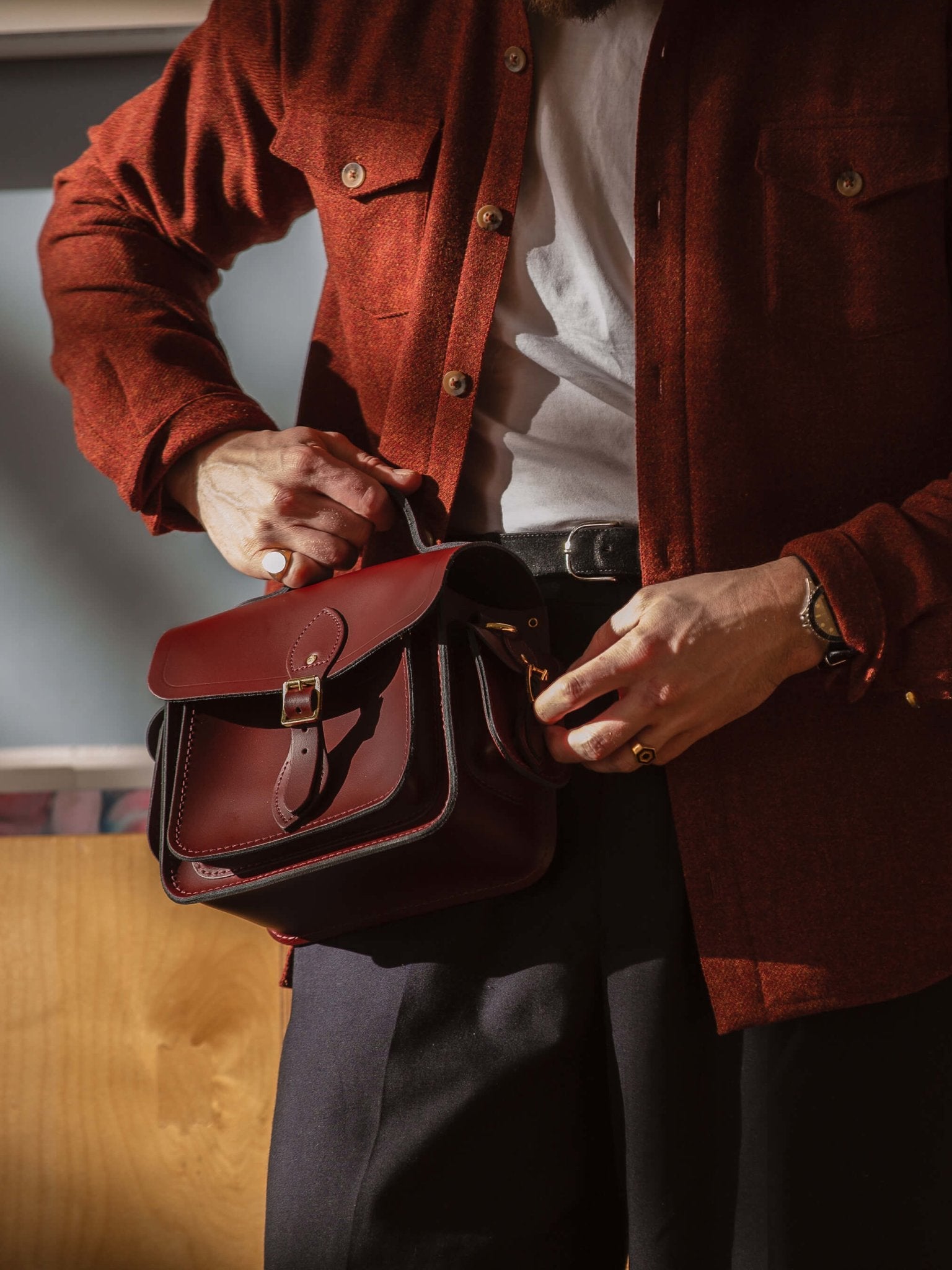 The Traveller - Oxblood - Cambridge Satchel US Store