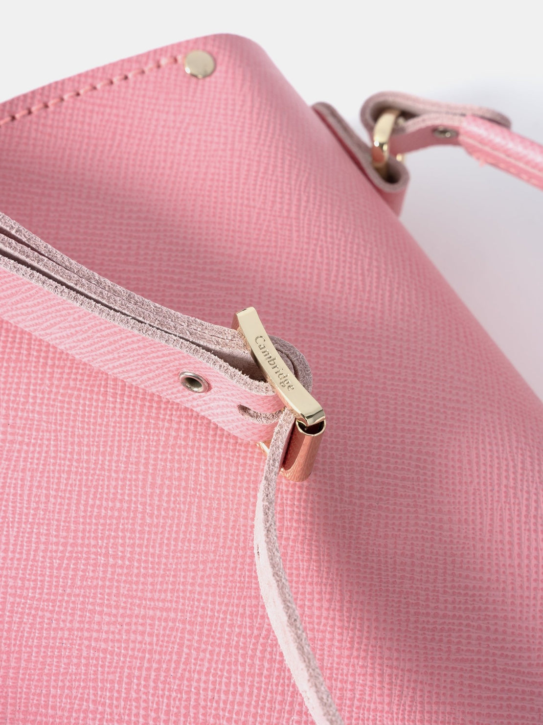 The Isla - Salmon Pink Saffiano - The Cambridge Satchel Company US Store