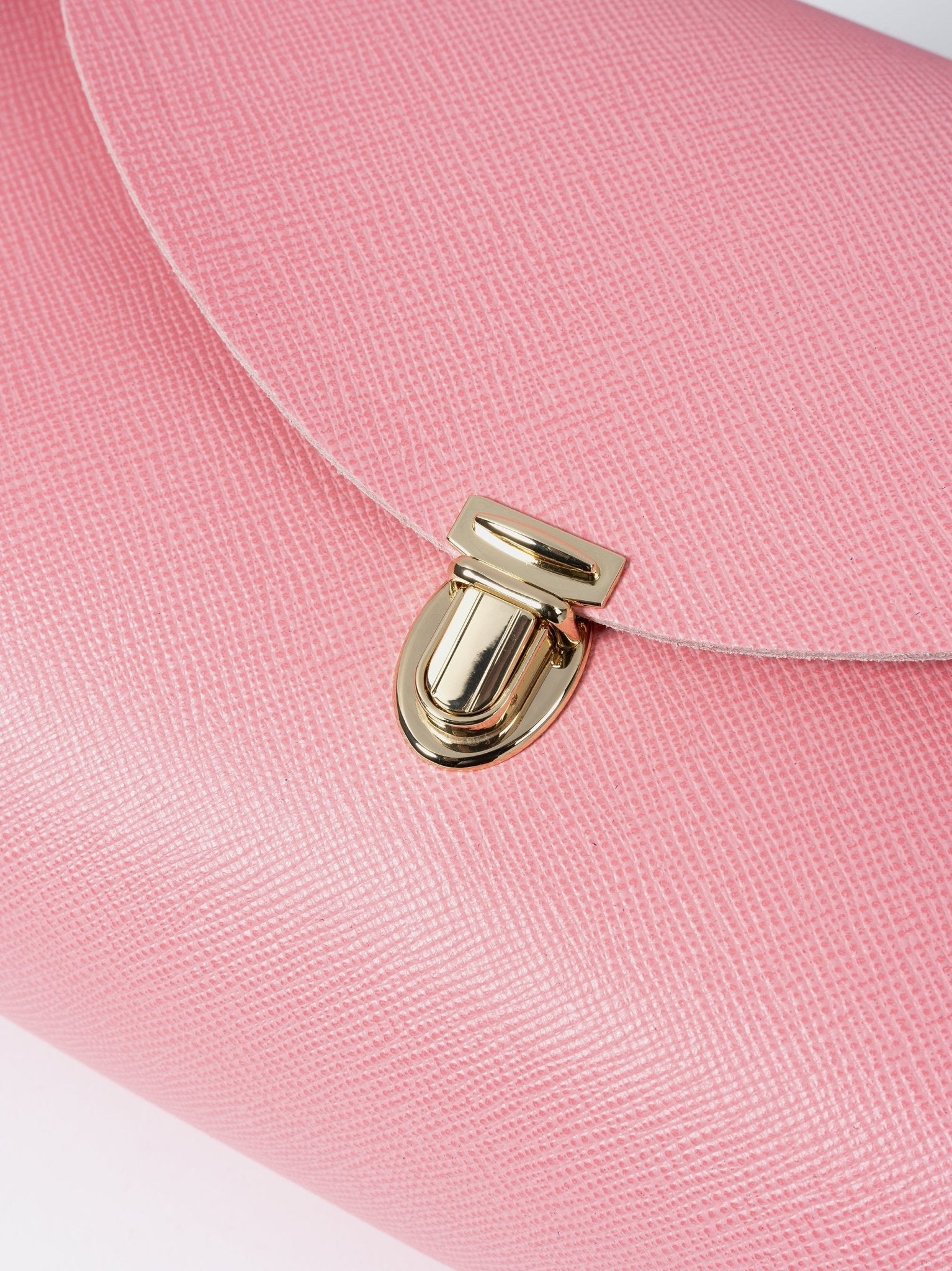 The Poppy - Salmon Pink Saffiano - The Cambridge Satchel Company US Store