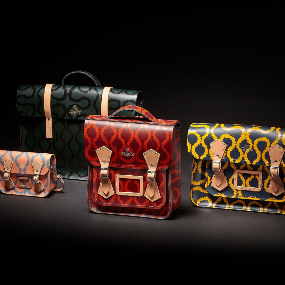Vivienne Westwood x The Cambridge Satchel Co. - The Iconic Squiggle Satchel - Cambridge Satchel US Store