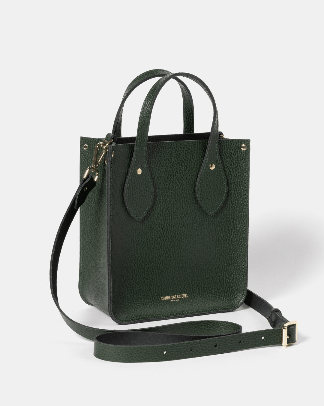 The Mini Tote - Racing Green Celtic Grain - Cambridge Satchel US Store