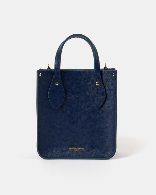 The Mini Tote - Blueberry Saffiano - Cambridge Satchel