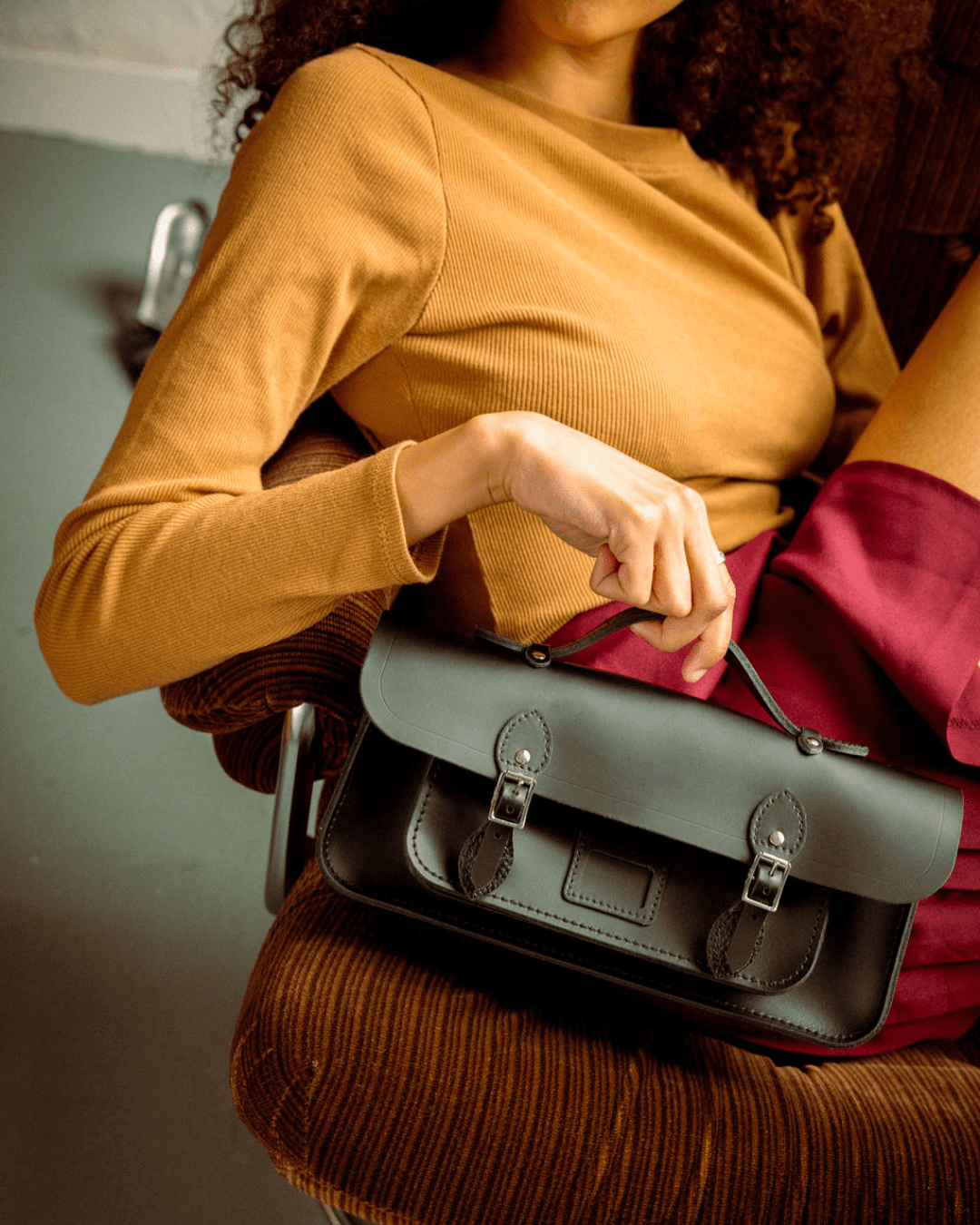 The Long Satchel - Black - Cambridge Satchel US Store