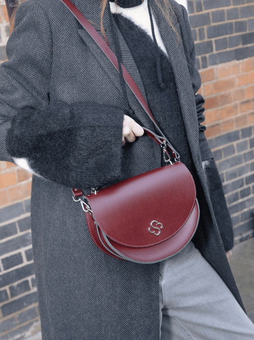 The Kate - Oxblood Celtic Grain - Cambridge Satchel US Store