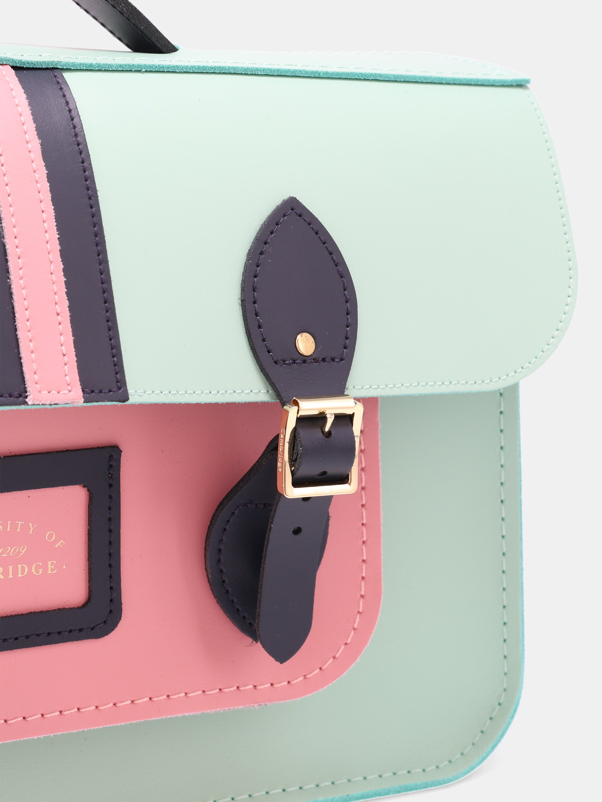 The 15 Inch Batchel - Cambridge Uni Blue, Rose & Navy
