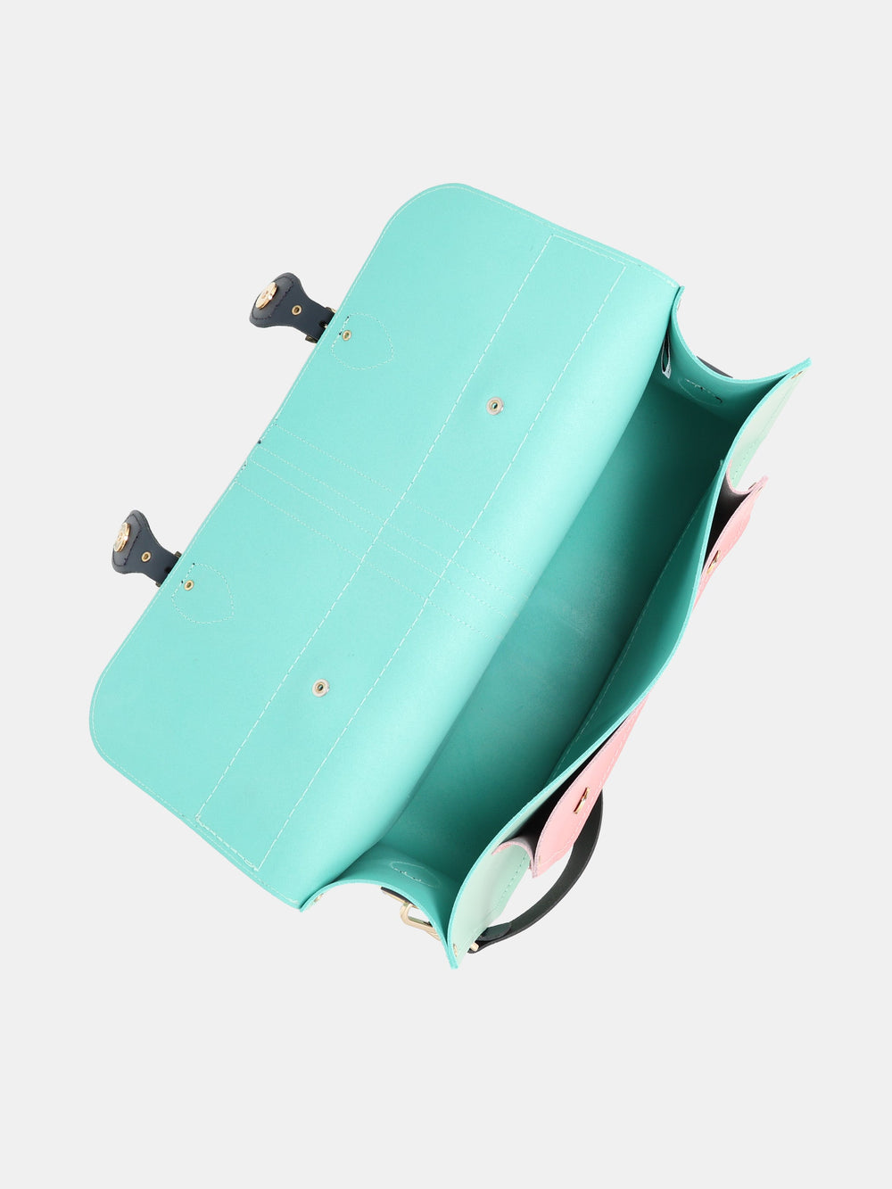 The 15 Inch Batchel - Cambridge Uni Blue, Rose & Navy