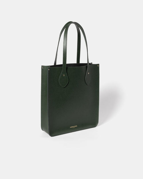 The Tote - Racing Green Celtic Grain - Cambridge Satchel US Store