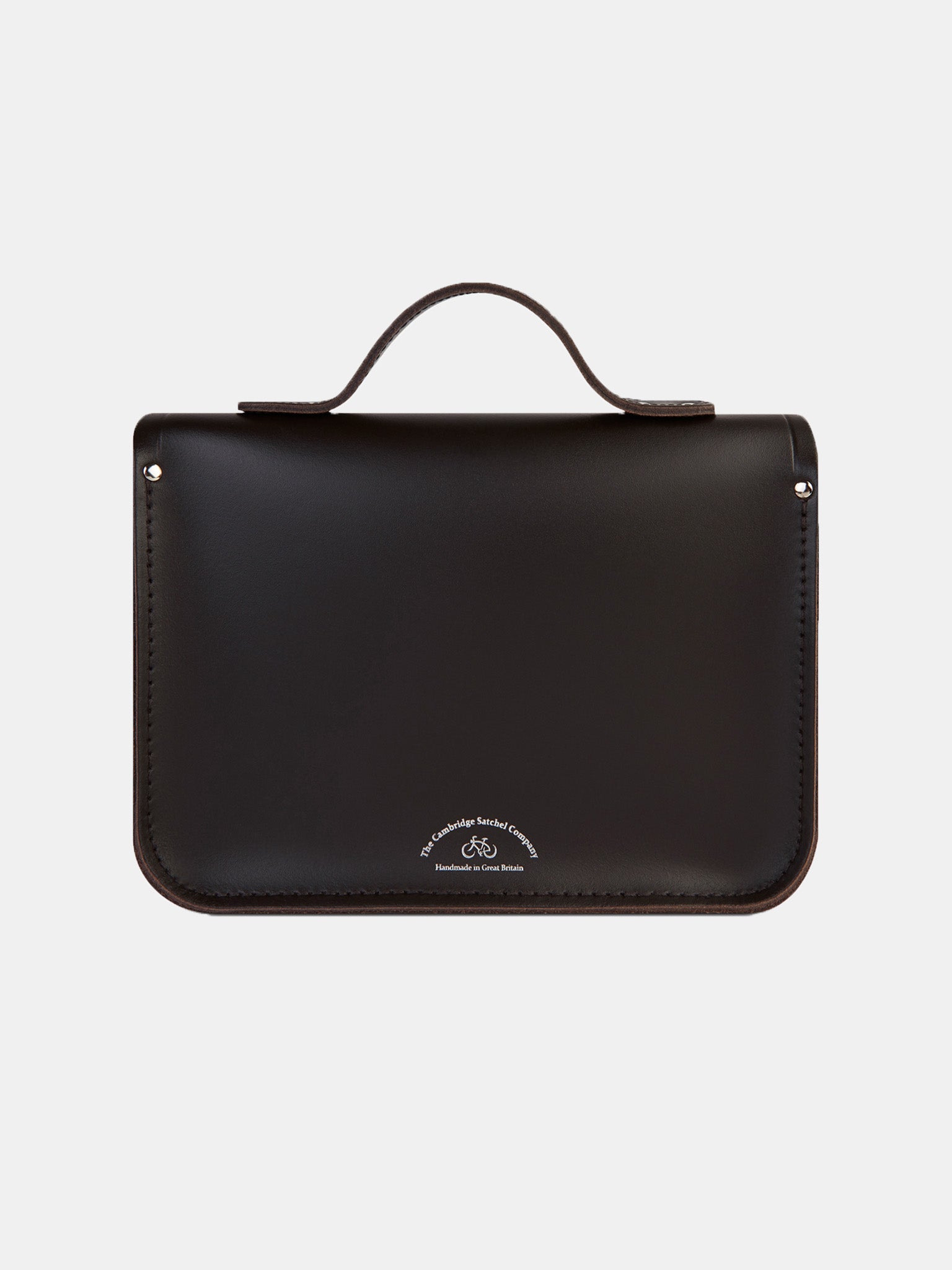 The 11 Inch Batchel in Leather - Dark Brown