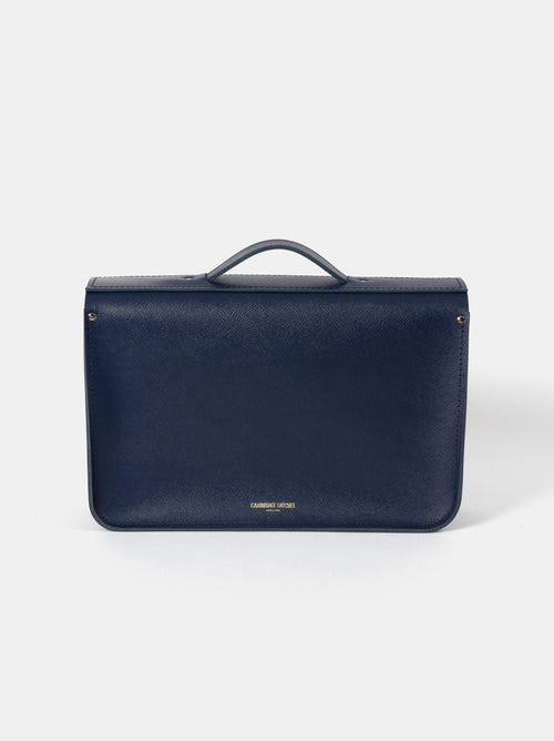 The 15 Inch Batchel - Blueberry Saffiano - Cambridge Satchel US Store