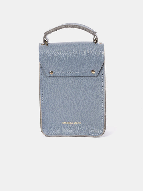 The Mini Binocular Bag - French Grey Celtic Grain