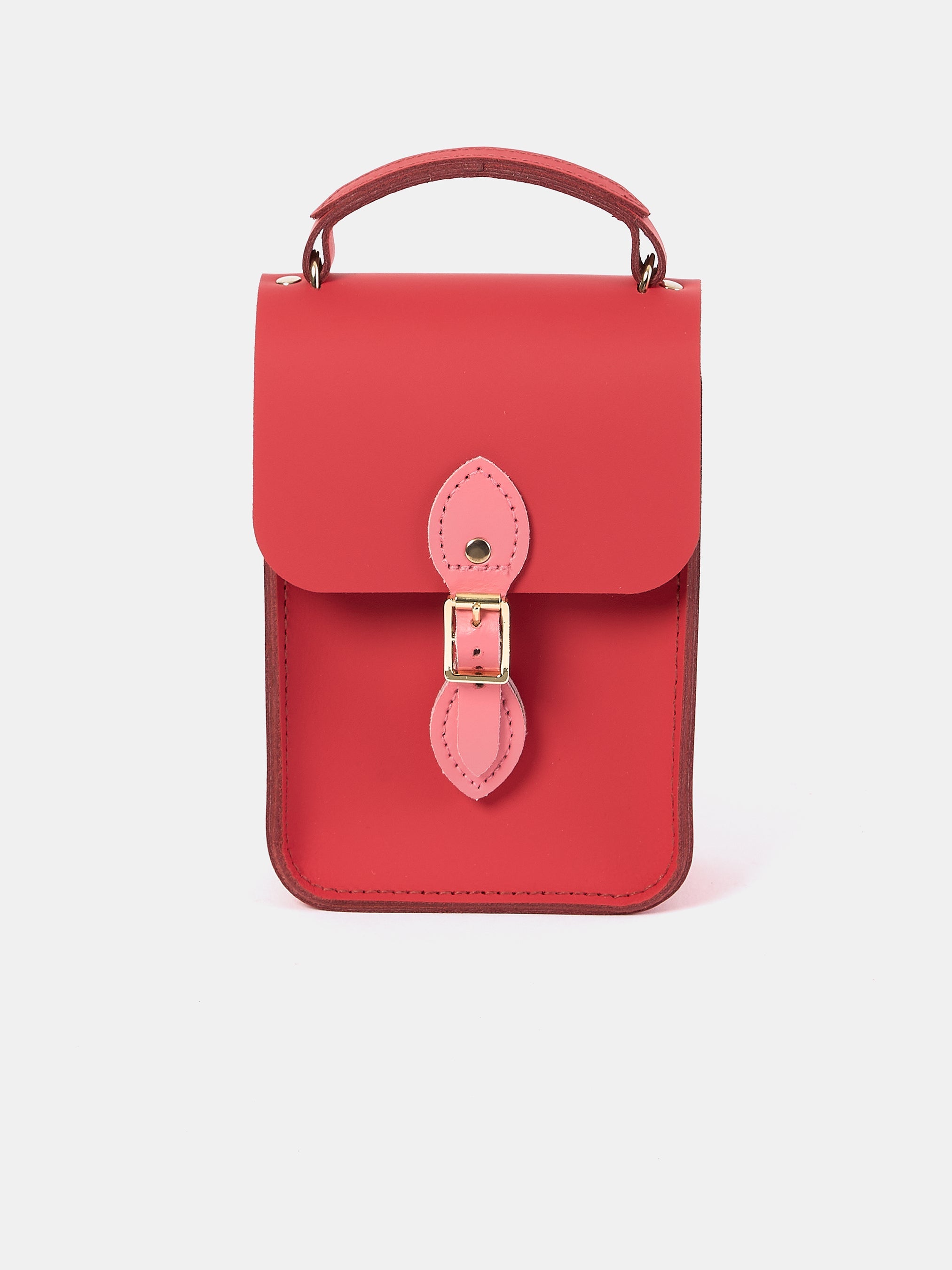 The Mini Binocular Bag - Rouge & Strawberry Pink