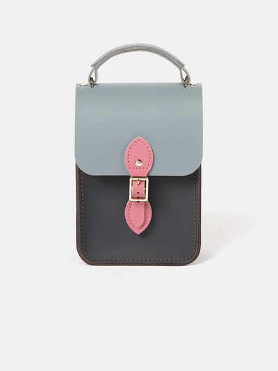 The Mini Binocular Bag - Dapple Matte, French Grey & Rose Matte