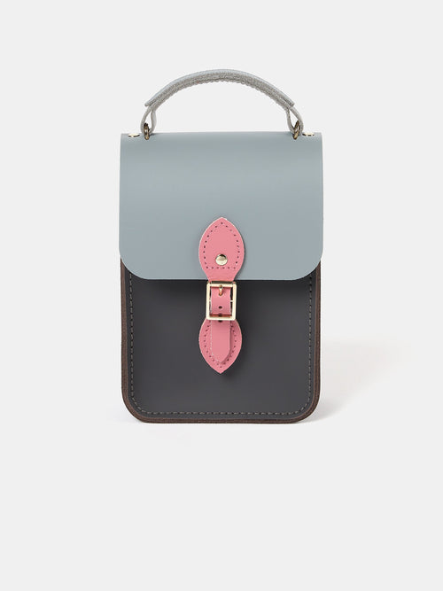The Mini Binocular Bag - Dapple Matte, French Grey & Rose Matte