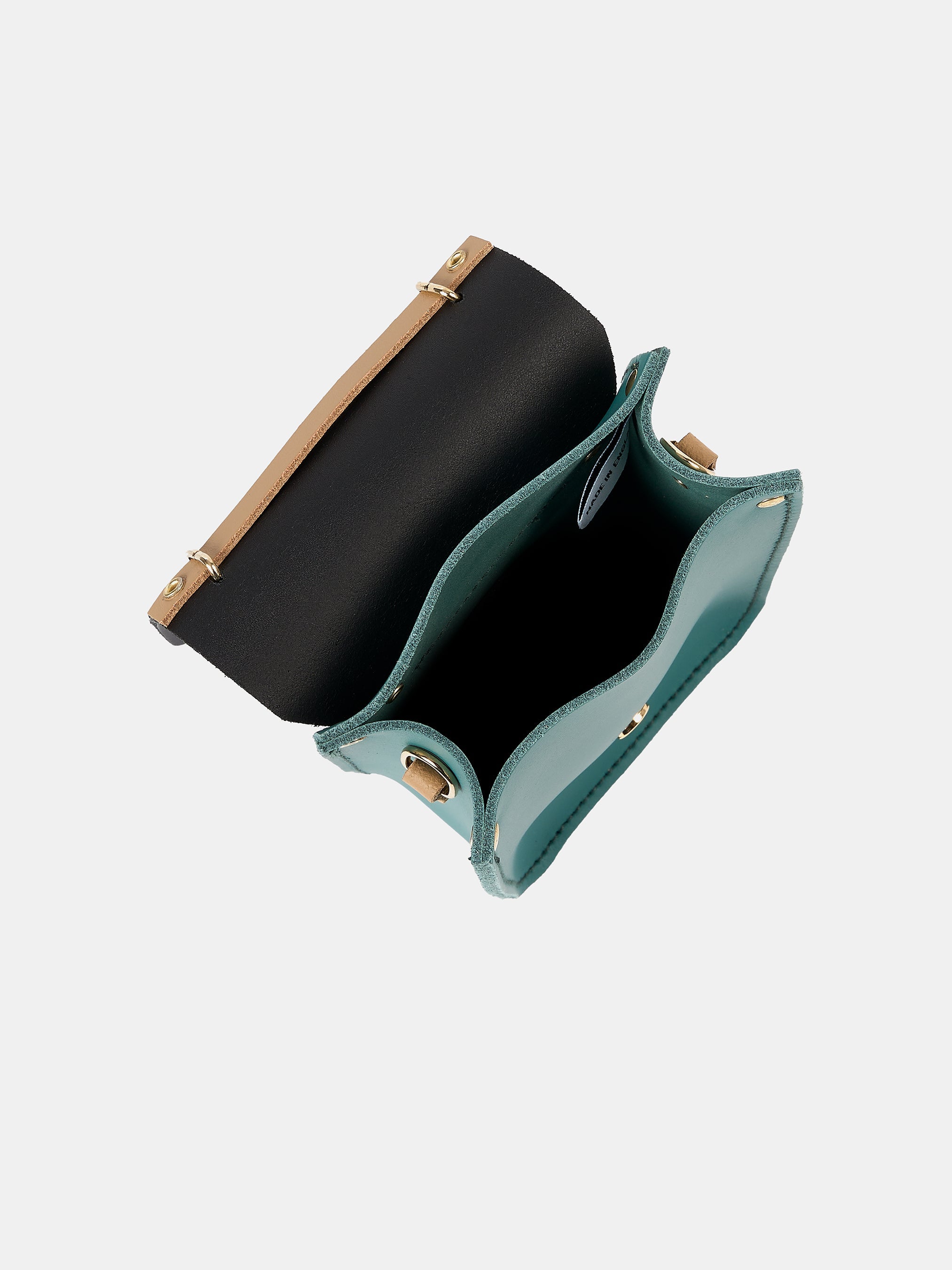 The Mini Binocular Bag - North Sea, Navy & Iced Coffee