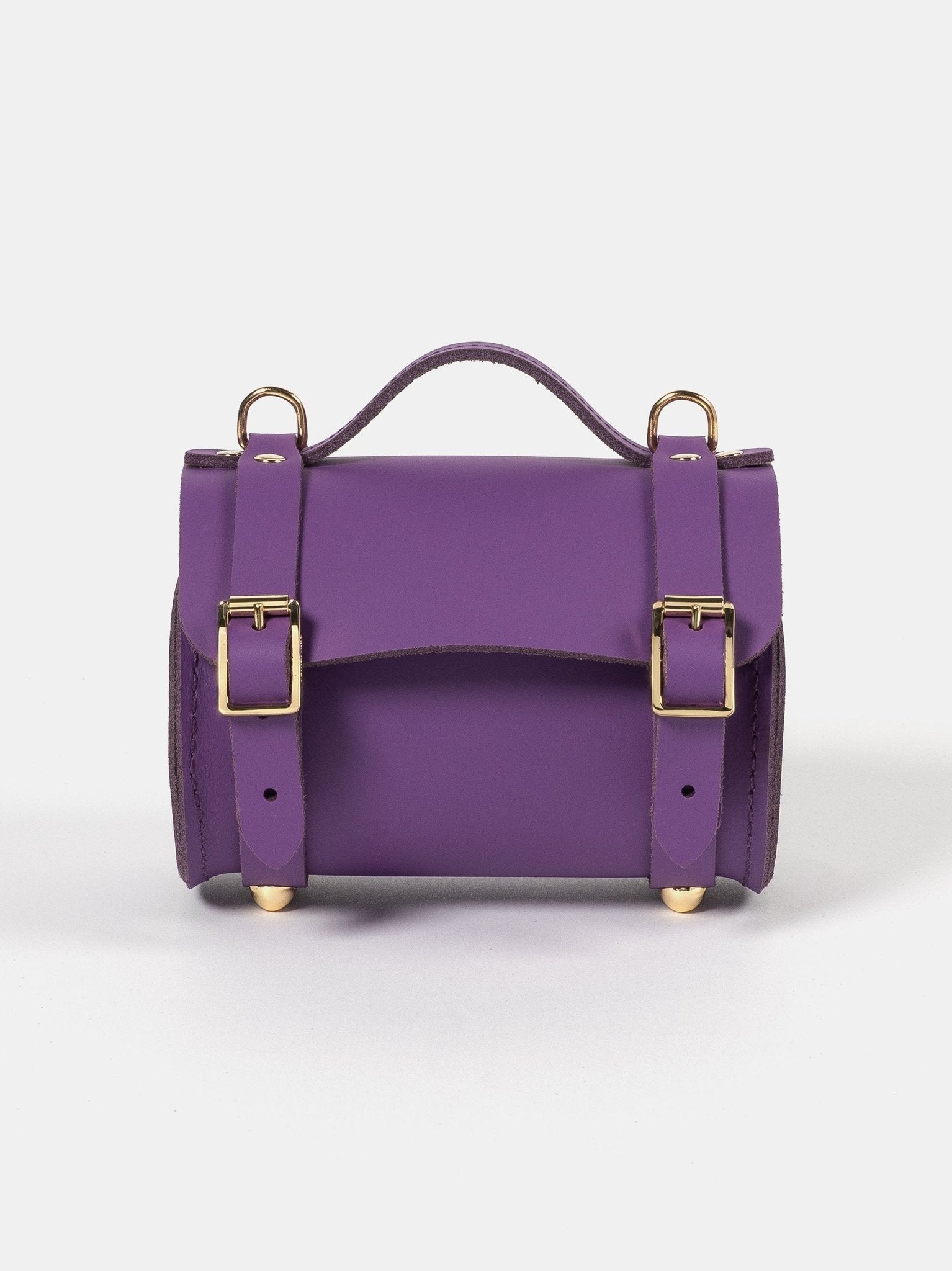 The Micro Bowls Bag - Purple Sapphire Matte - Cambridge Satchel