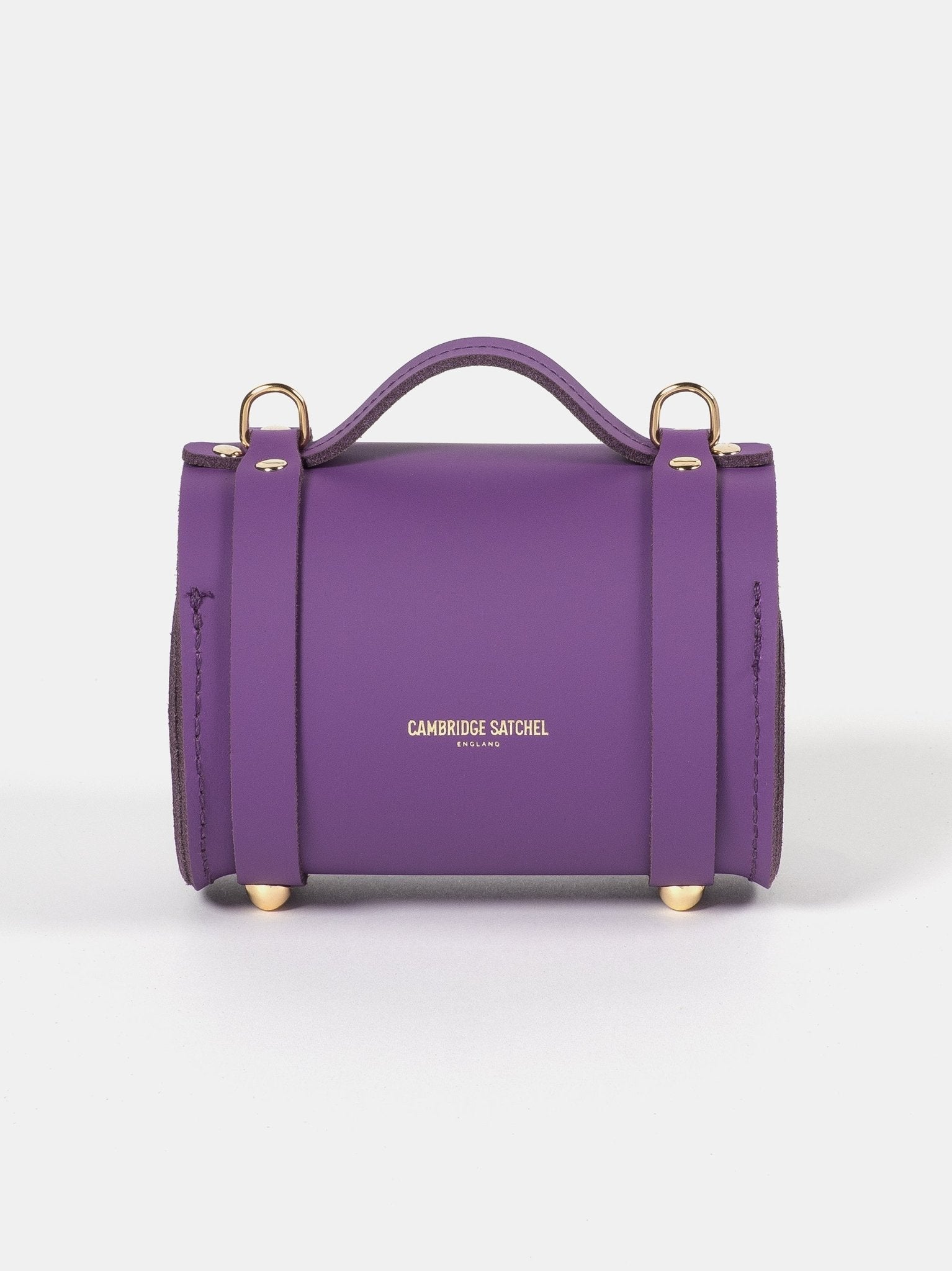 The Micro Bowls Bag - Purple Sapphire Matte - Cambridge Satchel US Store