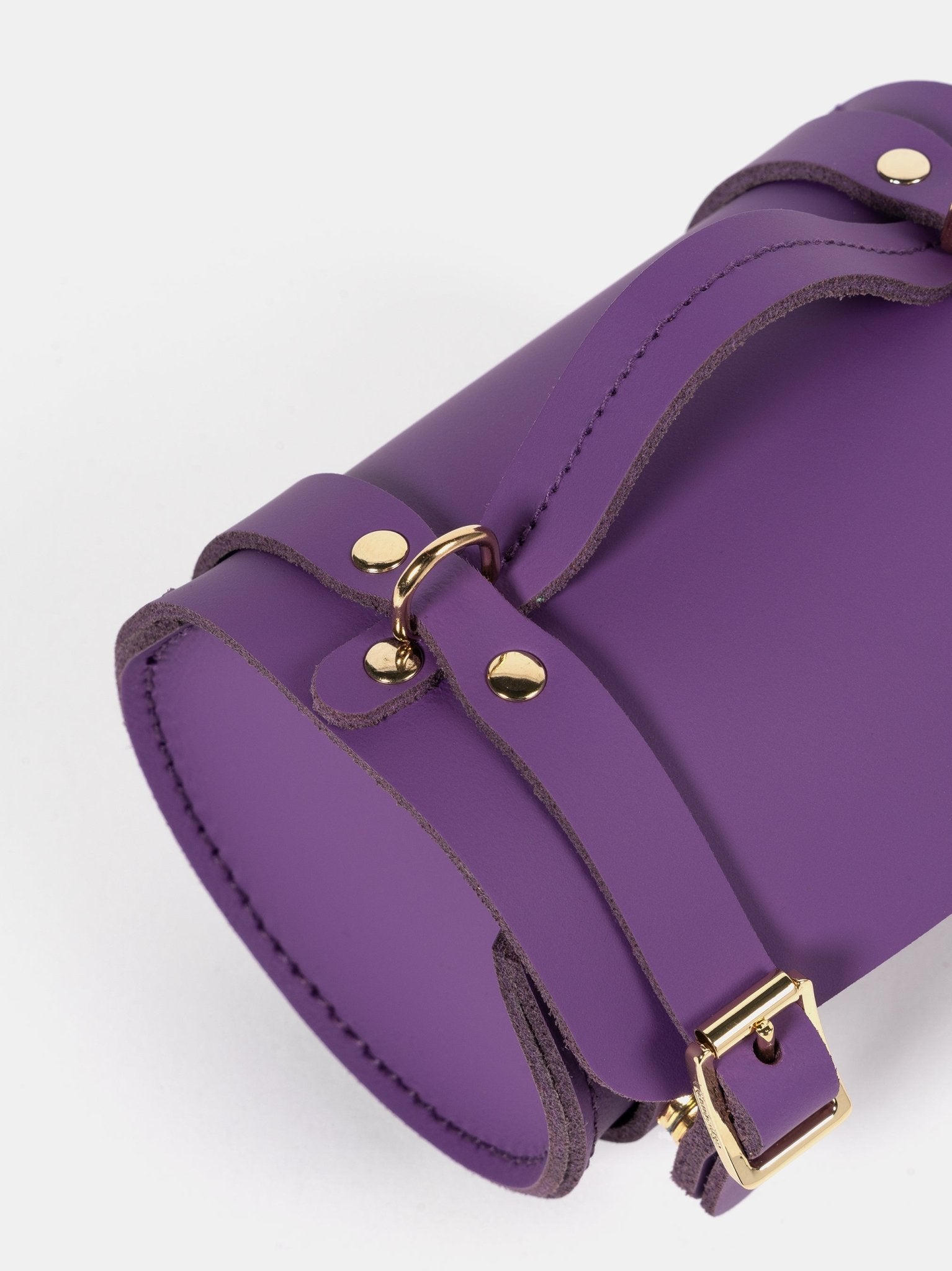 The Micro Bowls Bag - Purple Sapphire Matte - Cambridge Satchel US Store
