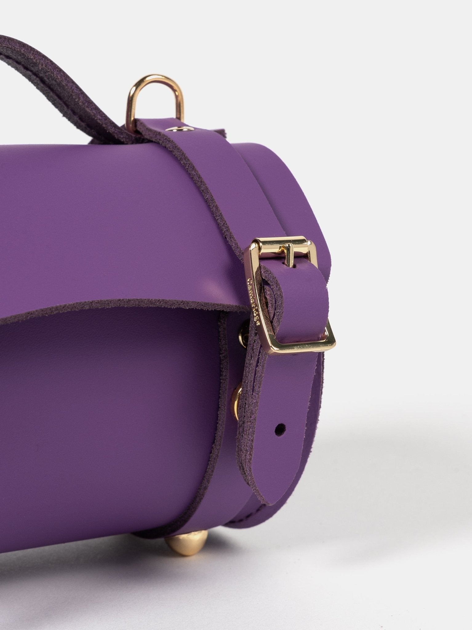 The Micro Bowls Bag - Purple Sapphire Matte - Cambridge Satchel US Store