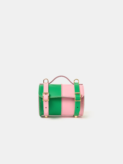 The Micro Bowls Bag - Wicked Green and Popular Pink