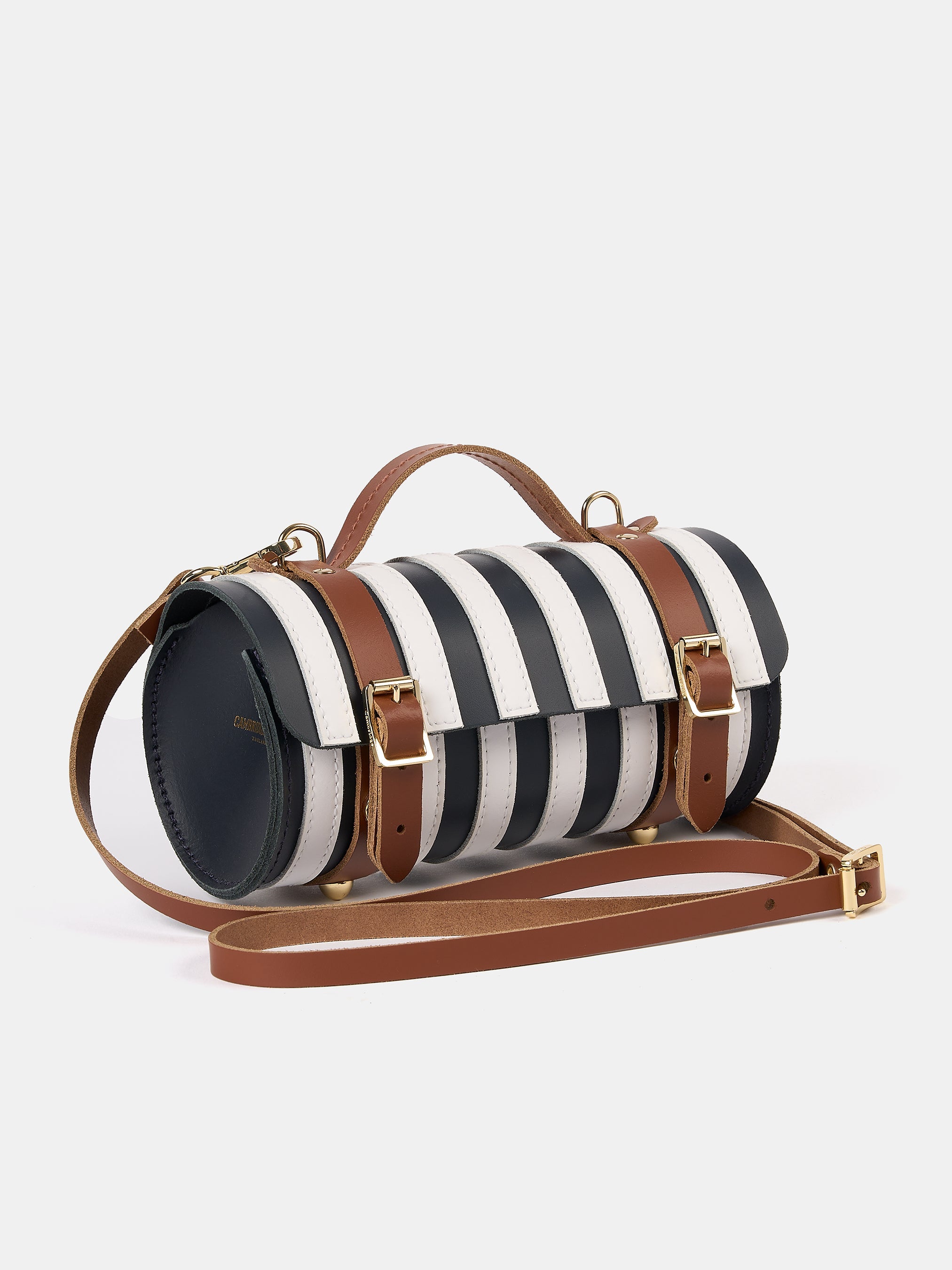 The Micro-Wide Bowls Bag - Navy, Brilliant White & Bay