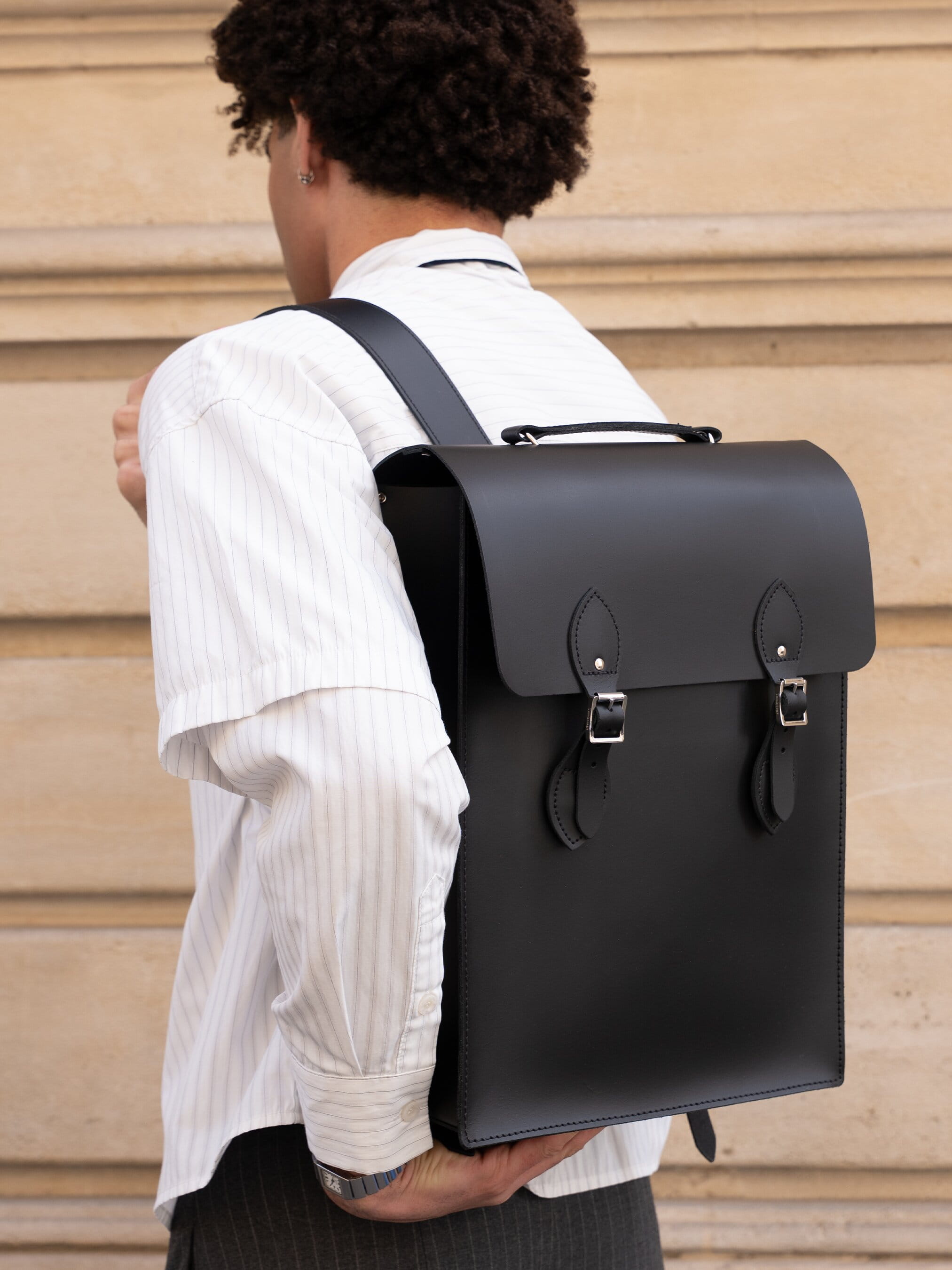 Artisan Backpack - Black | Cambridge Satchel
