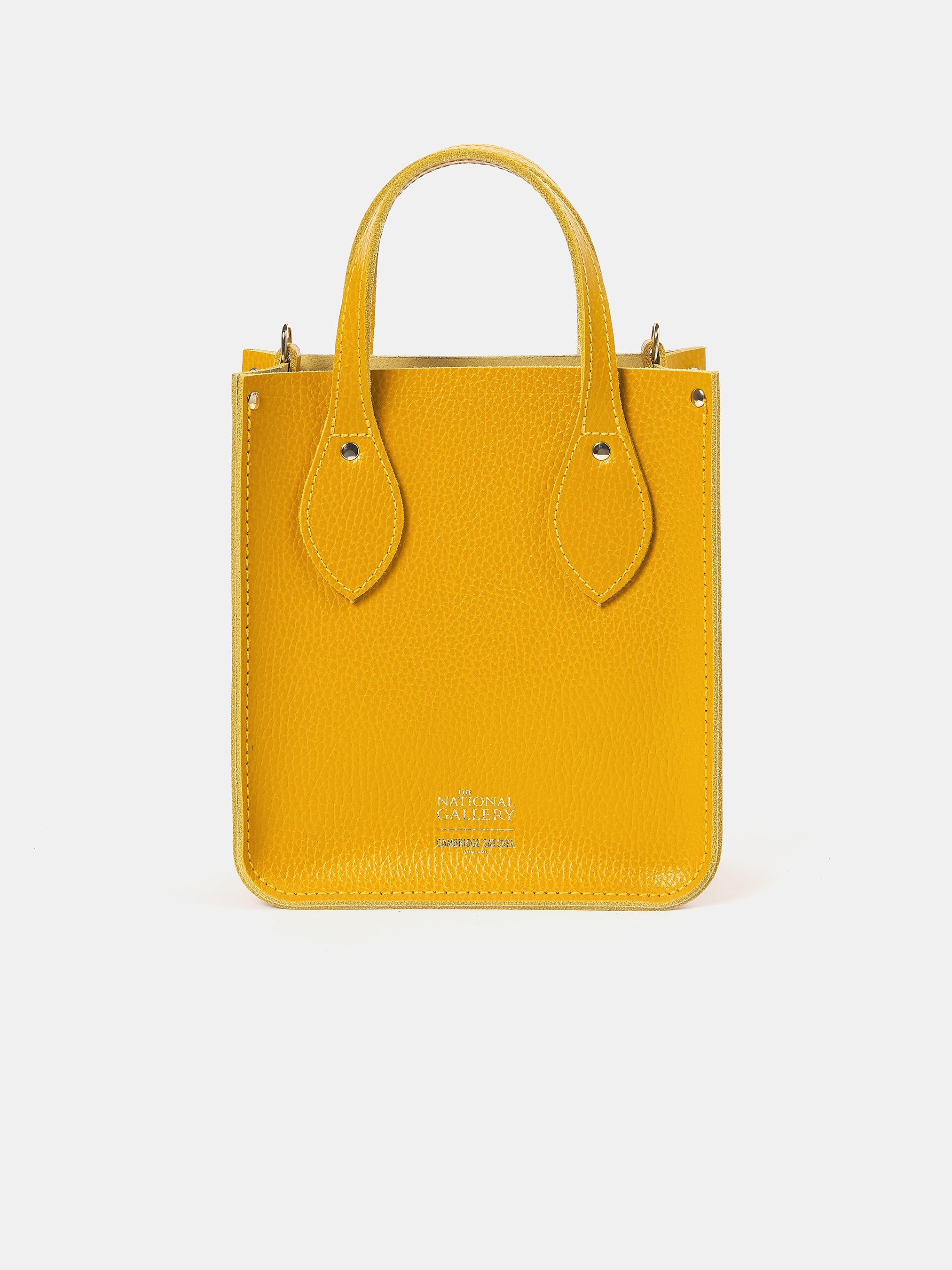 The Mini Tote - Mustard with Sunflowers