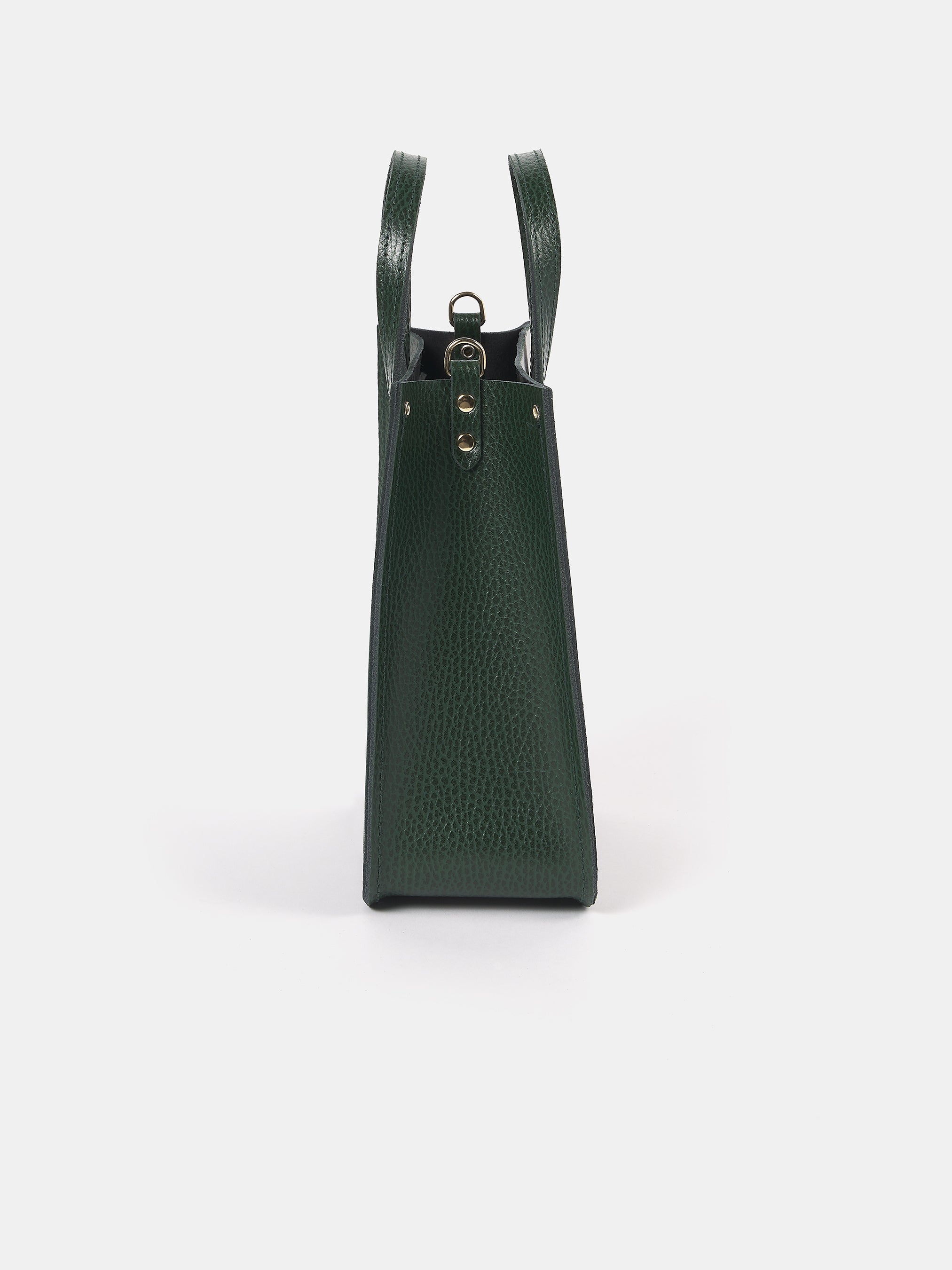 The Mini Tote - Racing Green with La Grenouillere