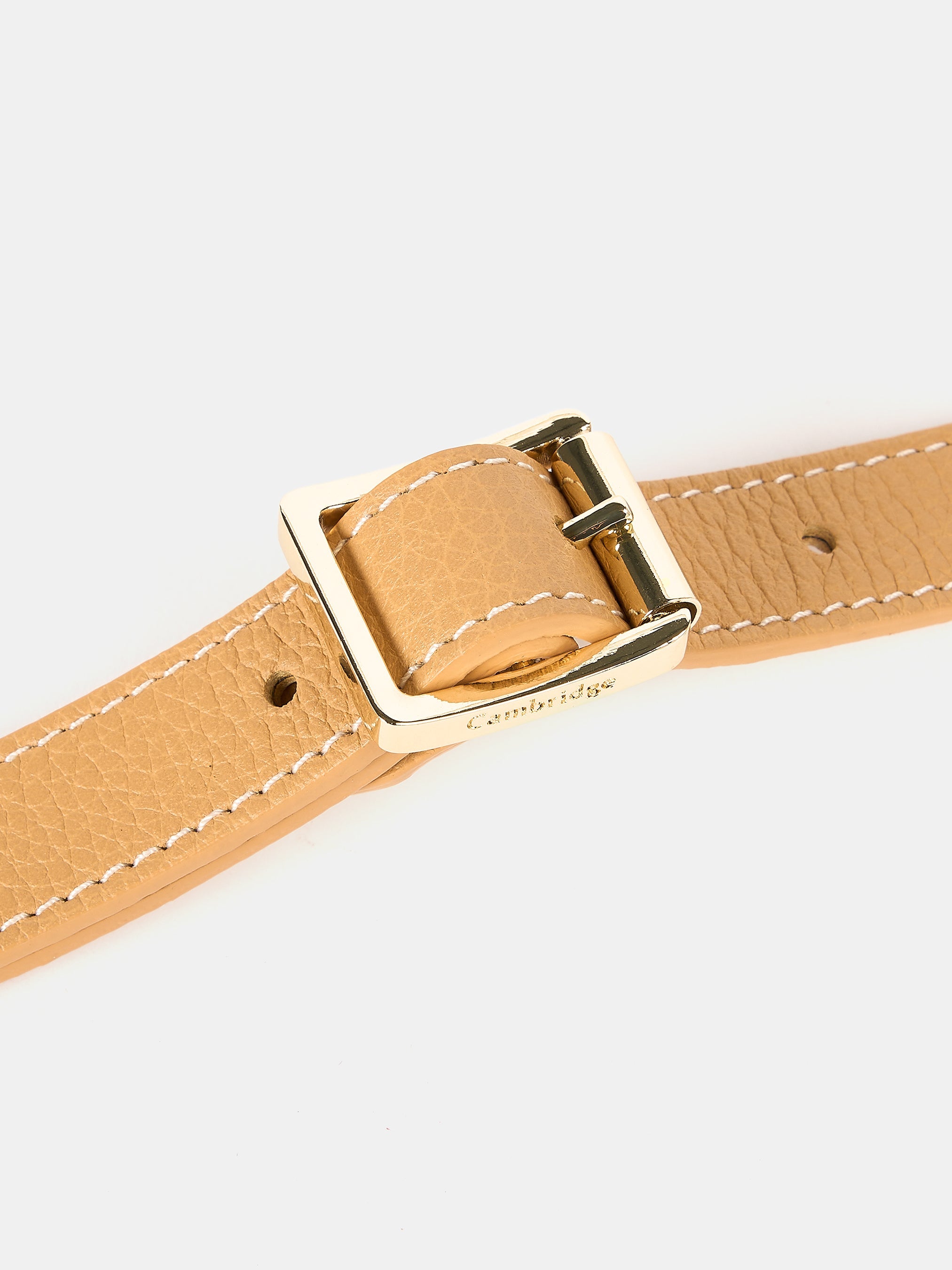 The Crossbody Strap - Sand Calf Grain