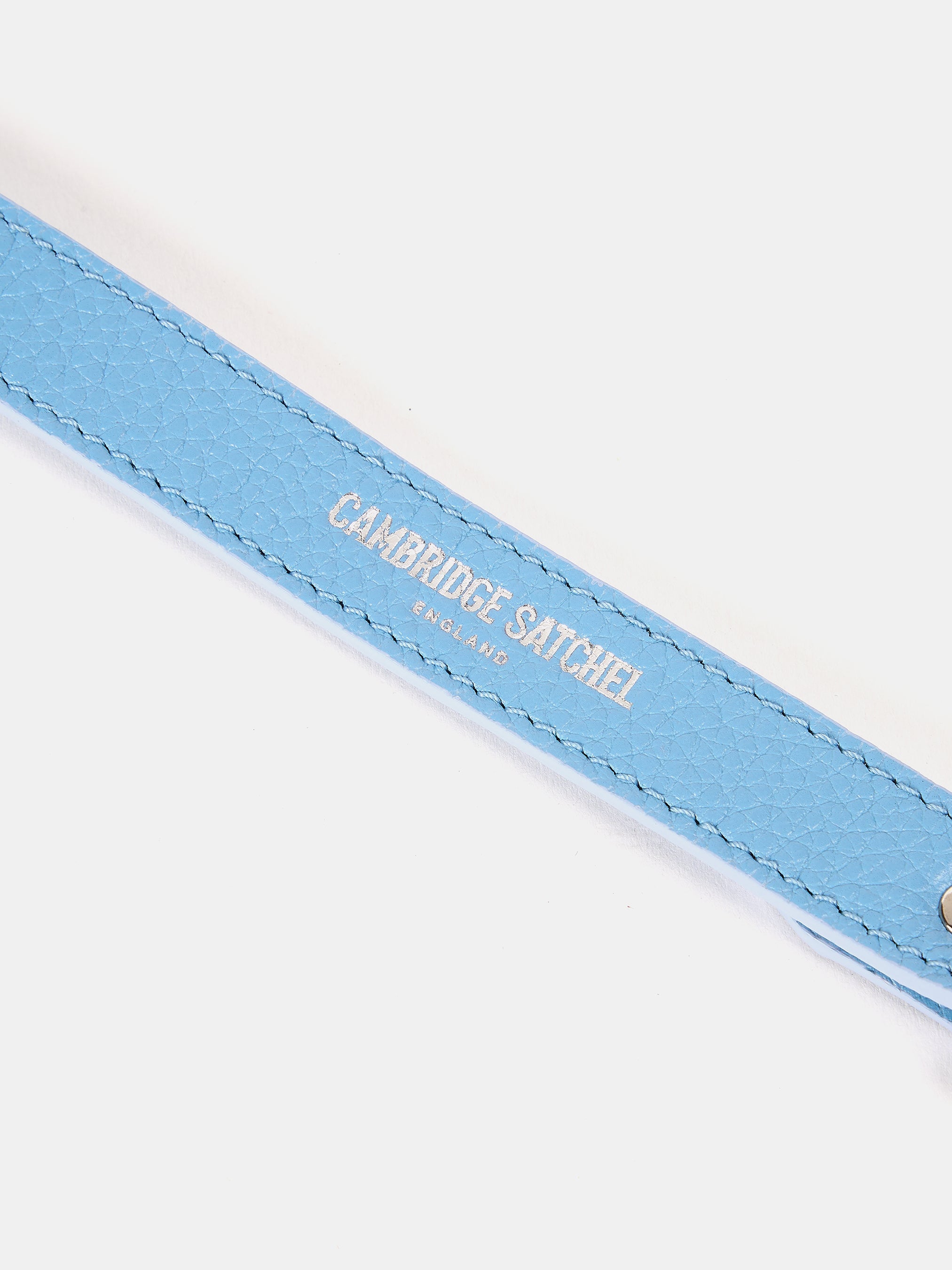 The Crossbody Strap - Cloud Blue Calf Grain