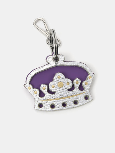 Purple & Silver Saffiano