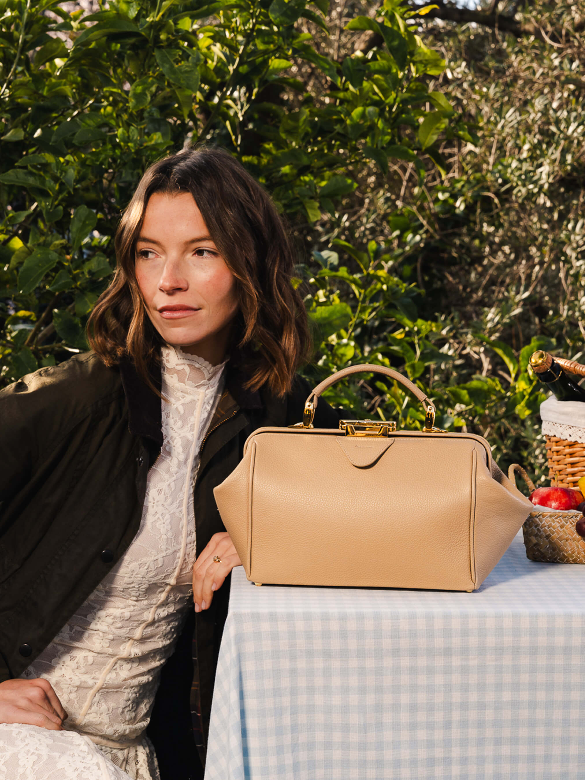 The Sophie - Latte Calf Grain