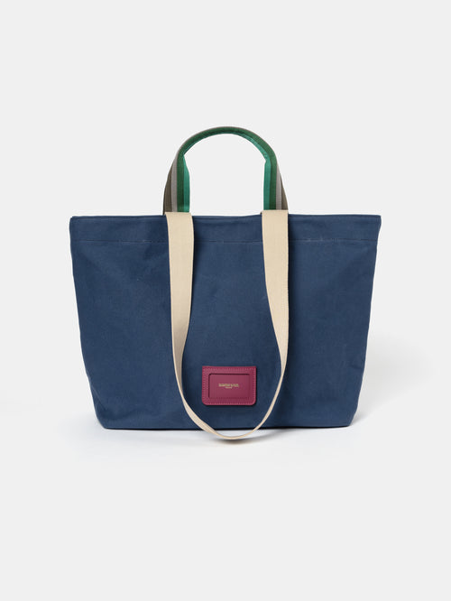 The Oversized Canvas Tote - Navy
