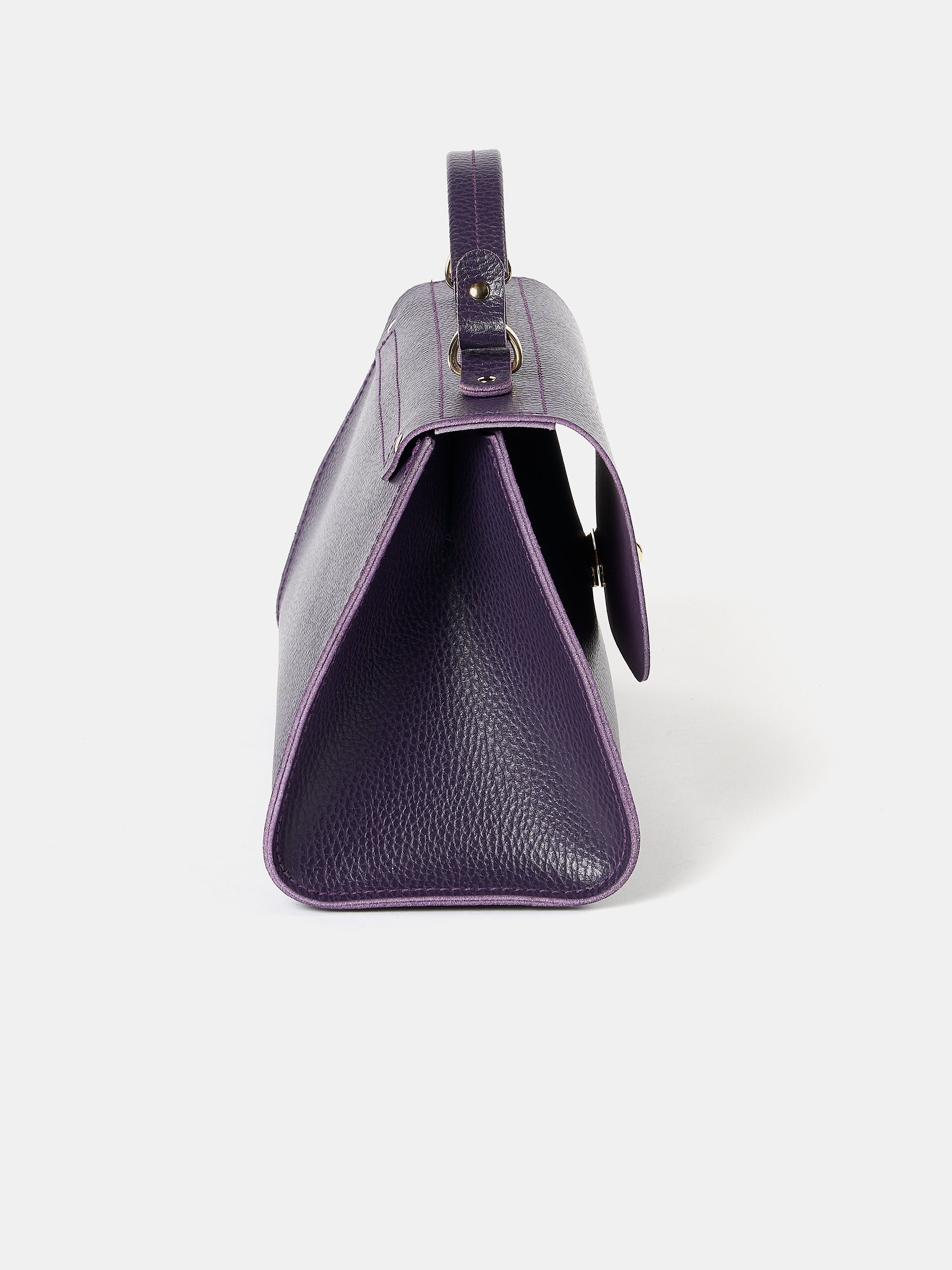 Daisy Handbag - Deep Purple Celtic Grain | Cambridge Satchel