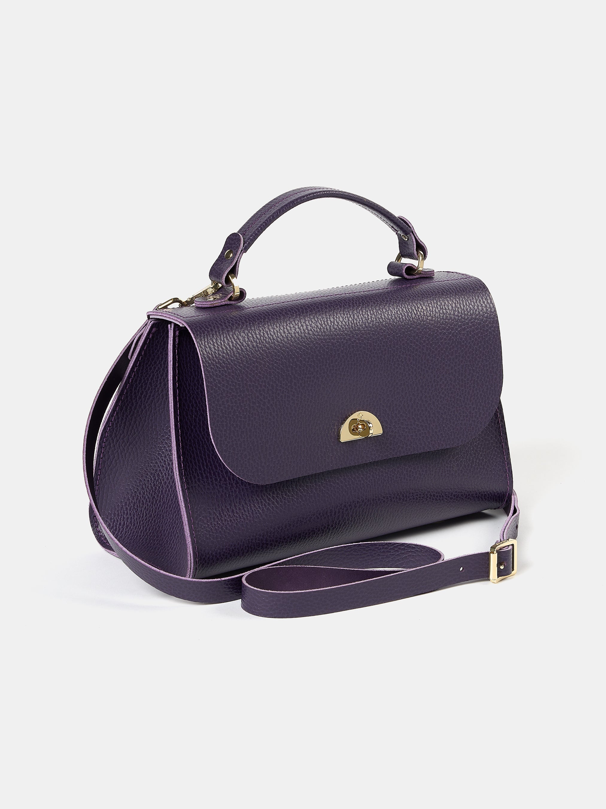 Daisy Handbag - Deep Purple Celtic Grain | Cambridge Satchel