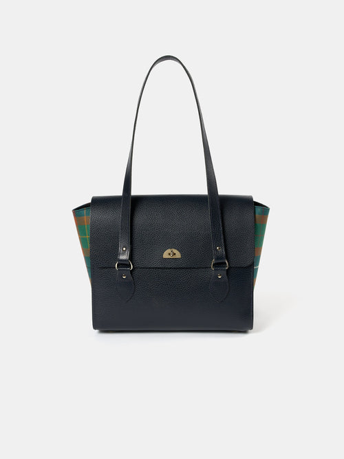 The Emily - Amnesty International Tartan & Navy Celtic Grain