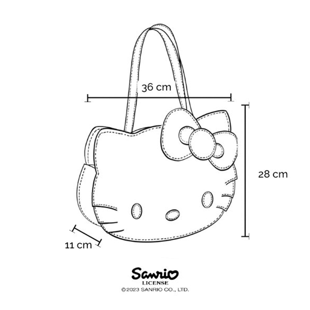 The Hello Kitty Face Tote - Brilliant White - Cambridge Satchel US Store