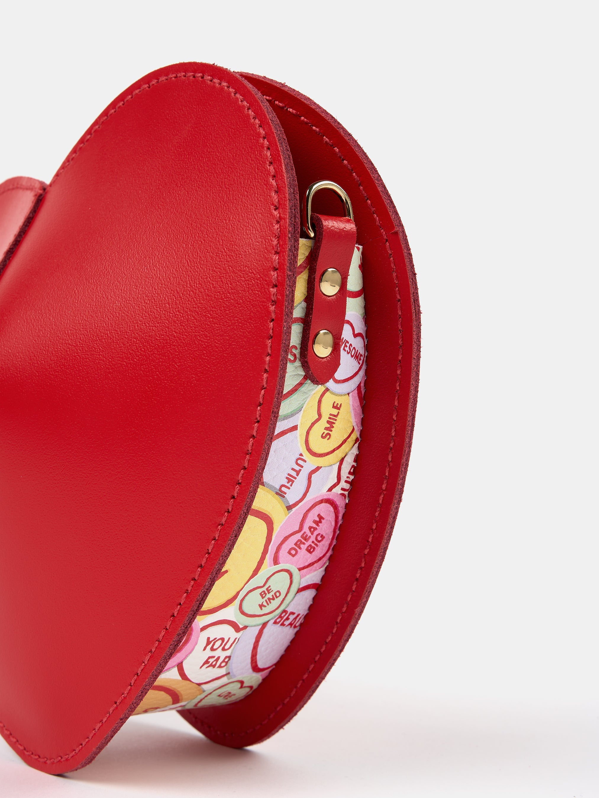 The Heart Bag - Love Hearts Red