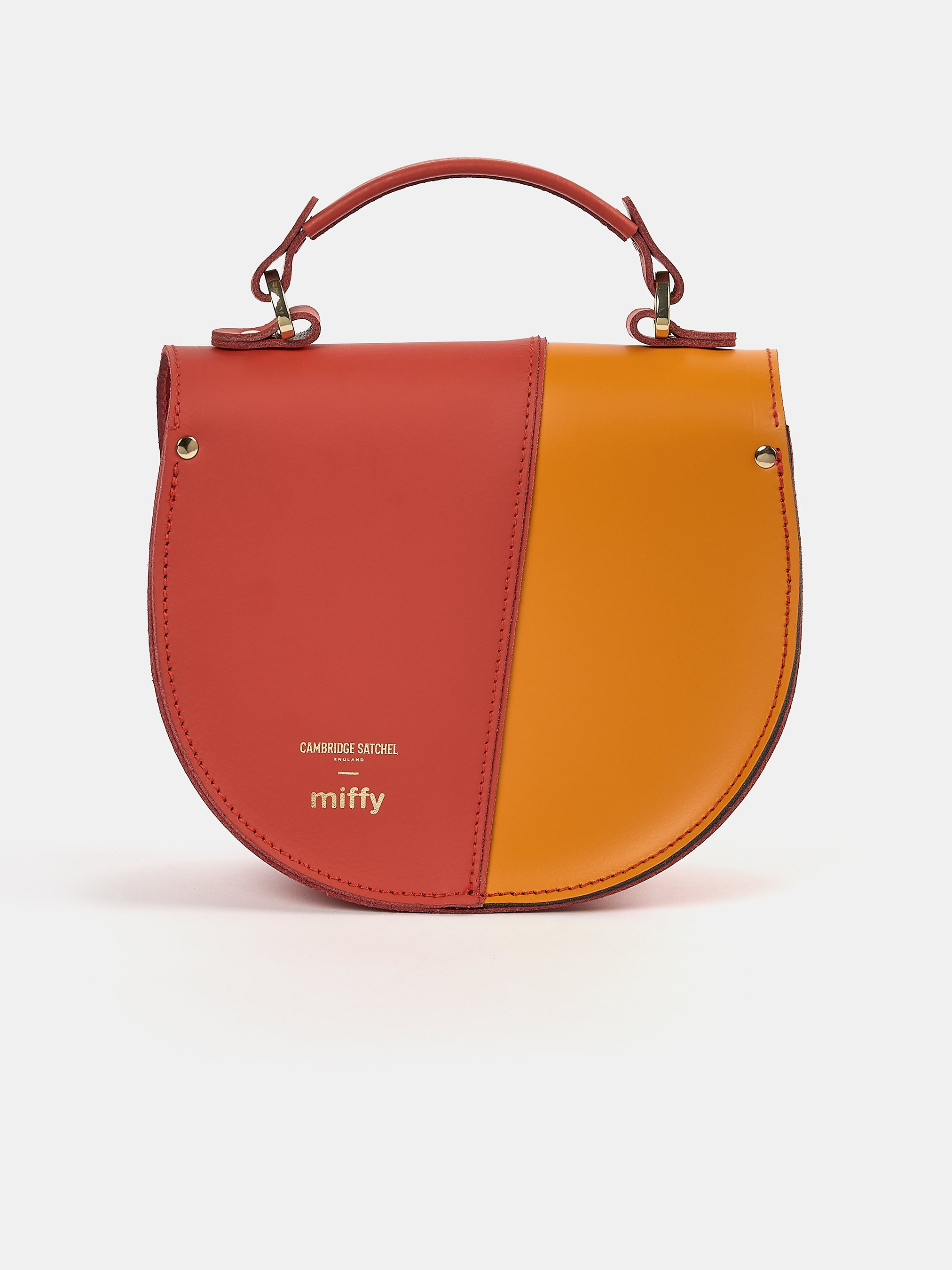 Cambridge Satchel 隠れミッフィー・アイラ The Hiding Miffy Poppy - Carrot Orange | Cambridge Satchel