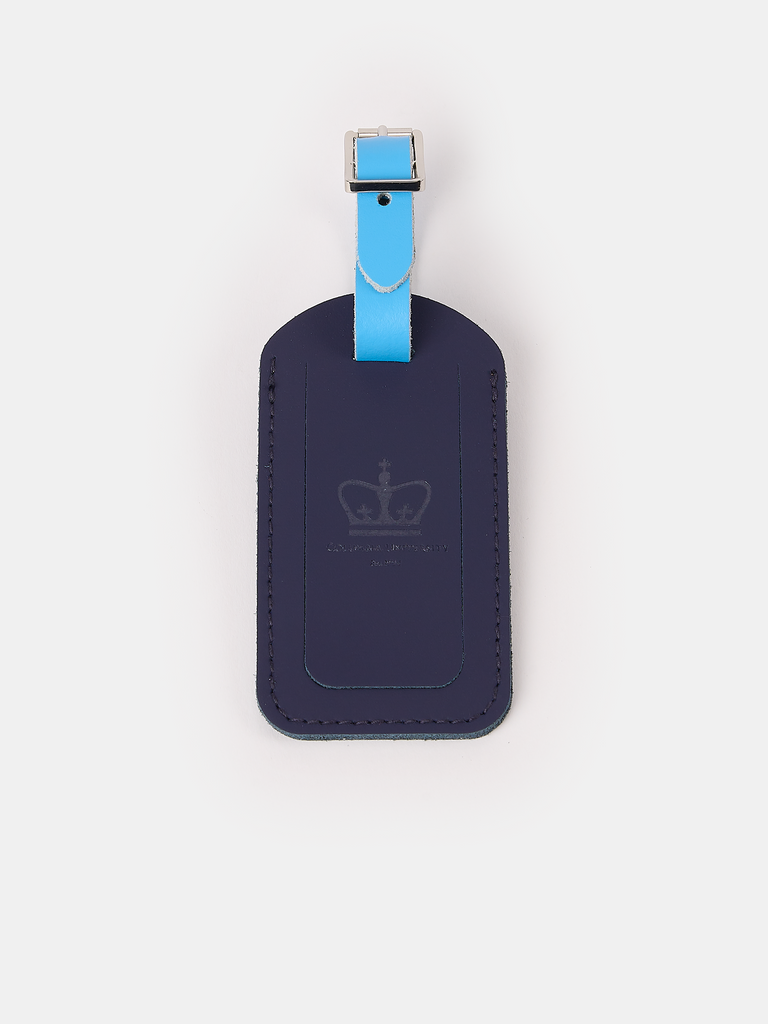 The Leather Luggage Tag | Columbia Midnight | Cambridge Satchel
