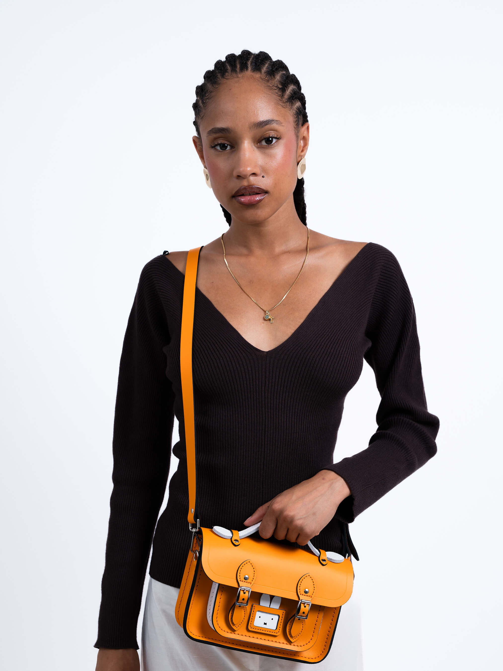 The Peekaboo Miffy Mini Satchel | Blue Designer Satchel