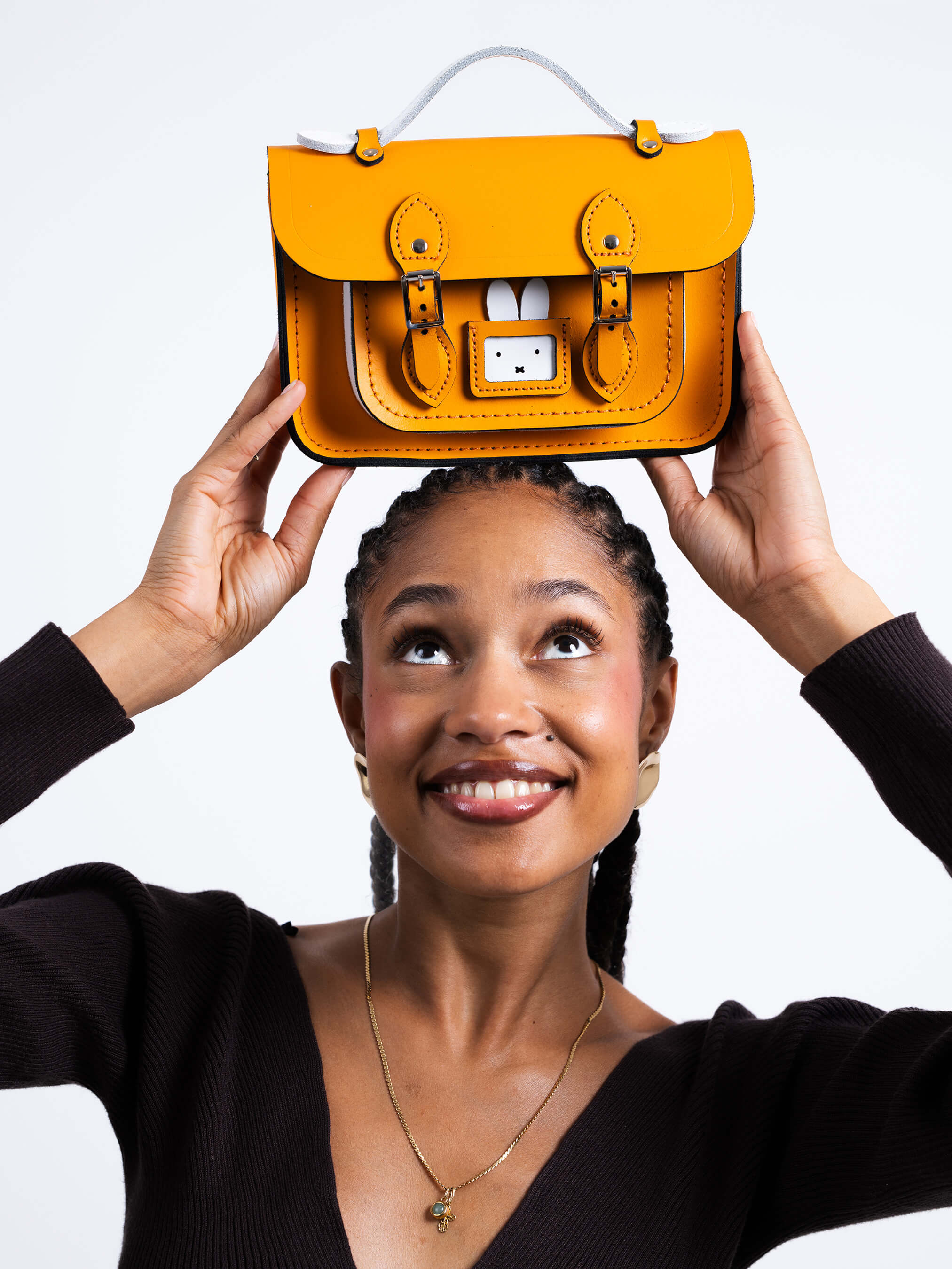 The Peekaboo Miffy Mini Satchel | Blue Designer Satchel