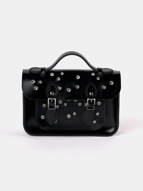 The Mini - High Shine Black with Swarovski® Crystals
